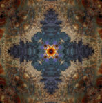 A decorative digital fractal painting entitled Charm