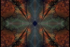 An ornate psychedelic digital fractal painting entitled Enter The Void
