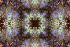brown purple ornate